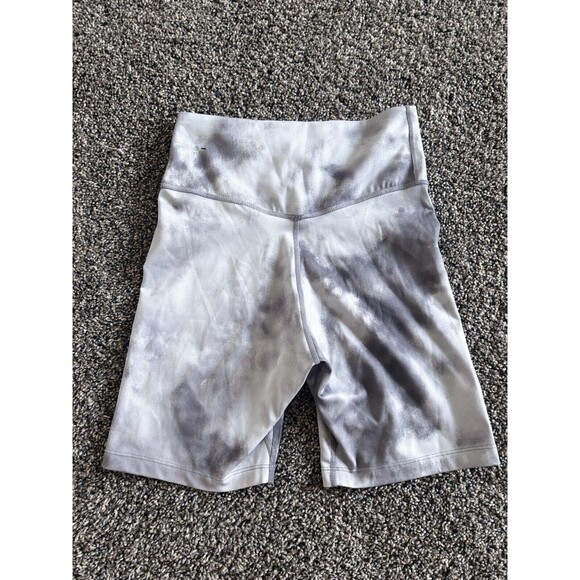 Nike Dri Fit Athletic Short Size XS With A Gray And White Tie Dye Pattern. - Picture 2 of 6